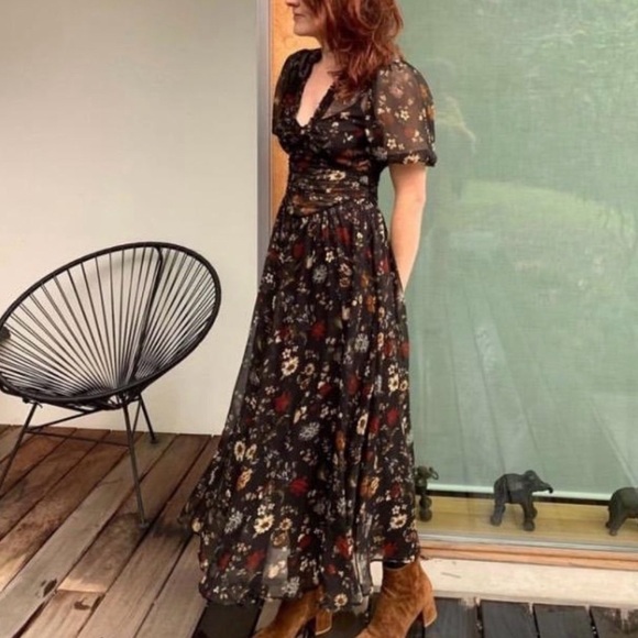 Doen Cenea Maxi Floral Dress Small - Picture 9 of 9